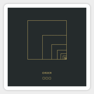 Simplicity of Order: Fibonacci Golden Ratio Element Magnet